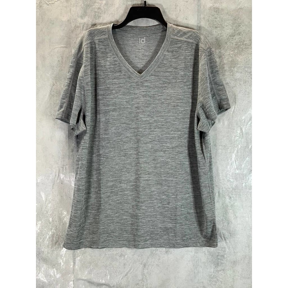 ID Ideology Men's Stormy Heather V-Neck Birdseye Mesh V-Neck T-Shirt SZ XL